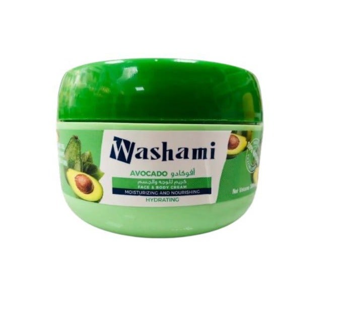 WASHAMI Avocado Moisturizing and Nourishing Face and Body Cream - Image 1